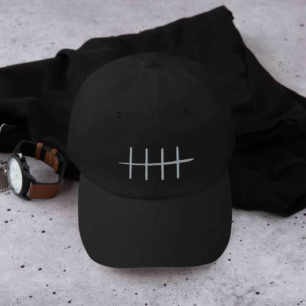 Hidden Rain PAIN Embroidered Dad Hat - Black