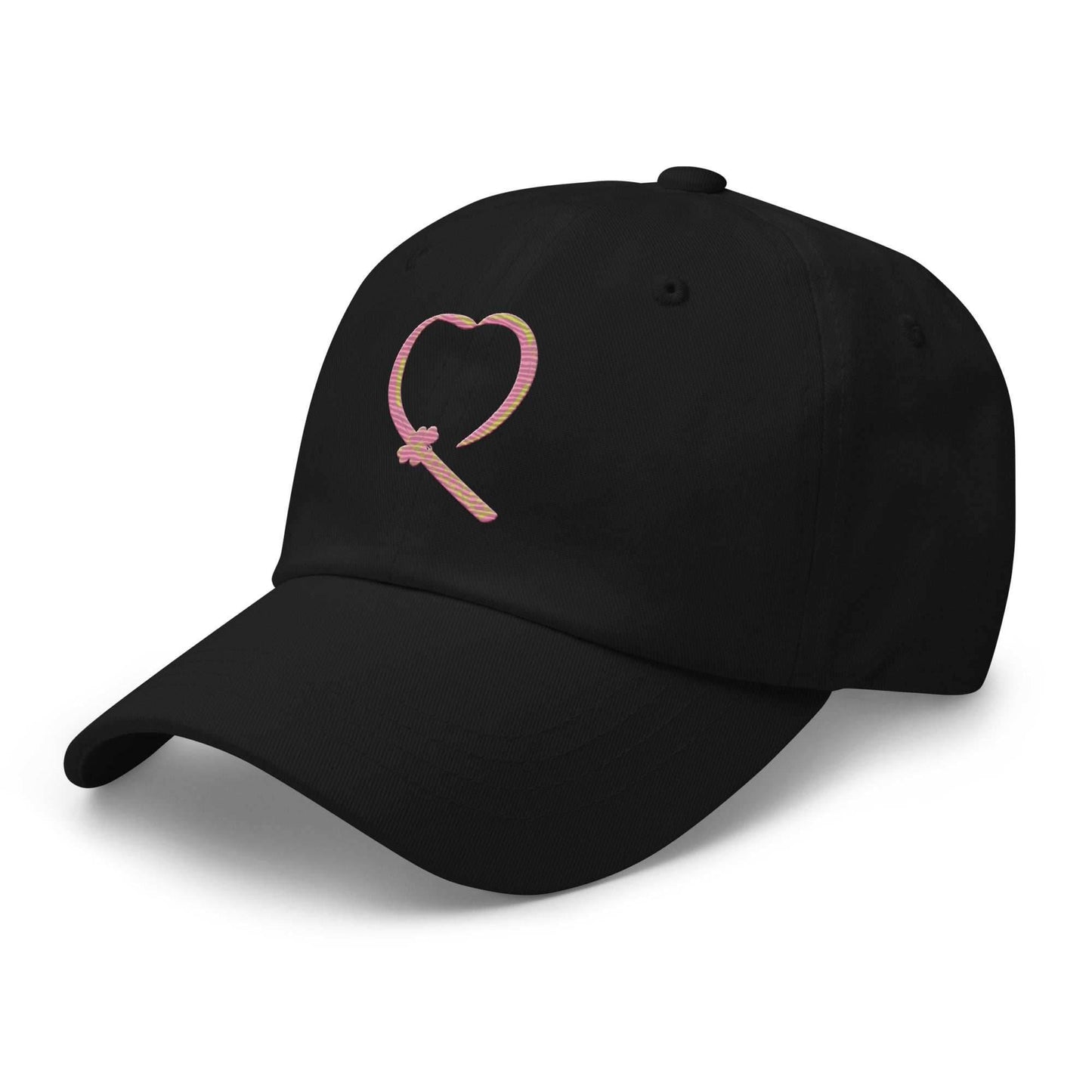 Mitsuri Sword Embroidered Unisex Anime Dad Hat - Black