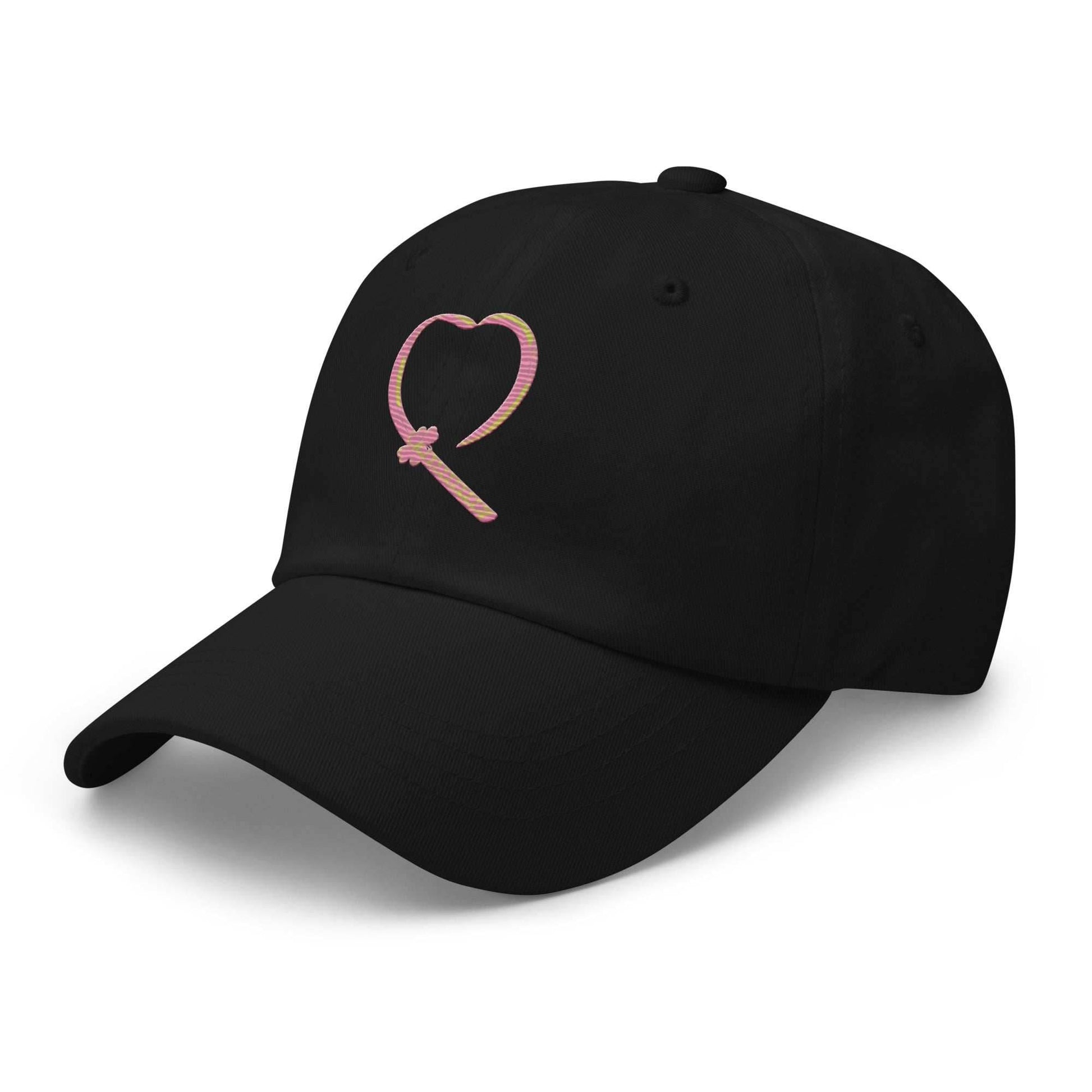 Mitsuri Sword Embroidered Unisex Anime Dad Hat - Black