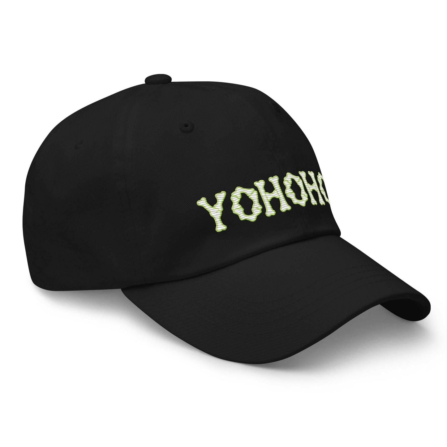 Yohoho Brook Embroidered Unisex Anime Dad Hat - Black