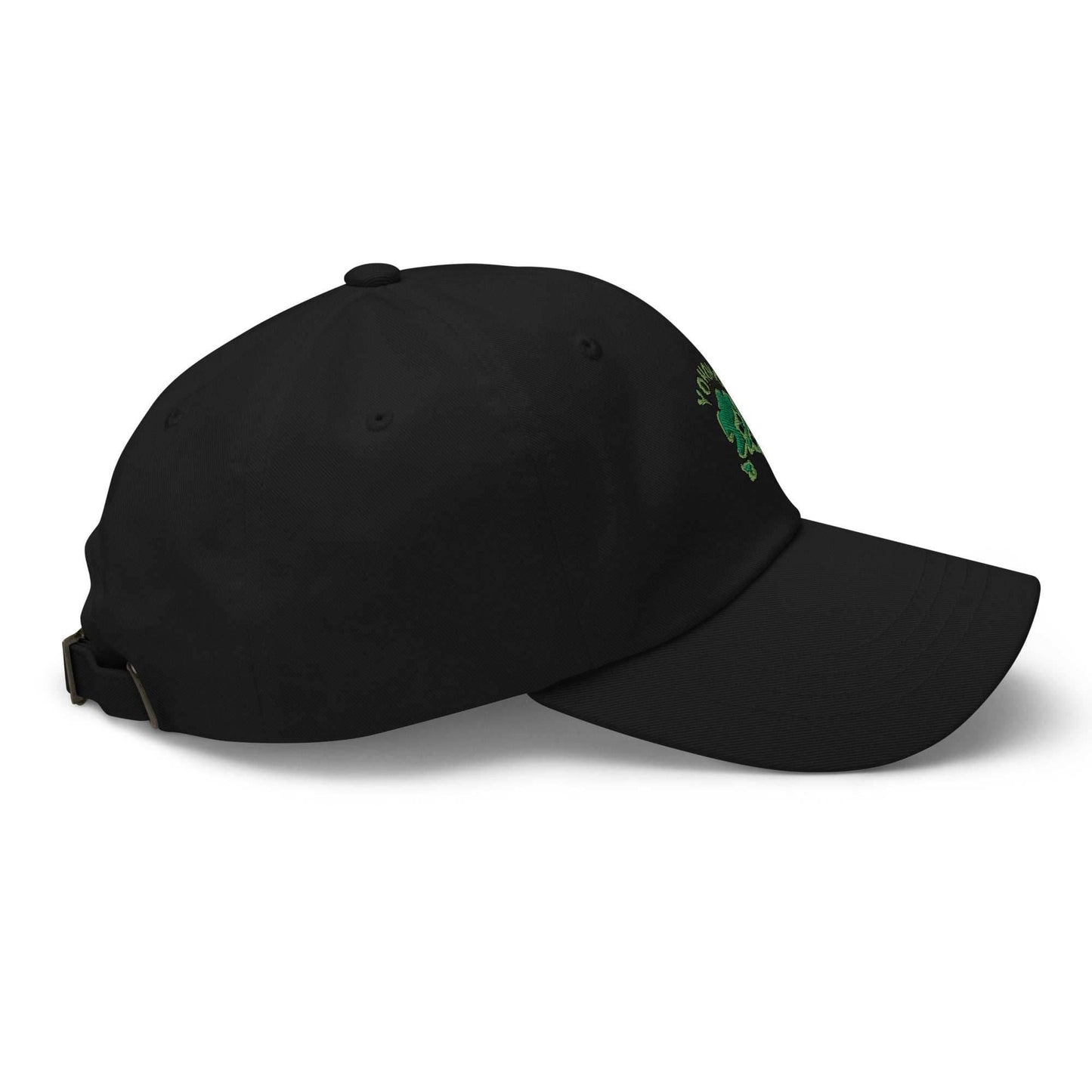 Book Soul King Embroidered Unisex Anime Dad Hat - Black