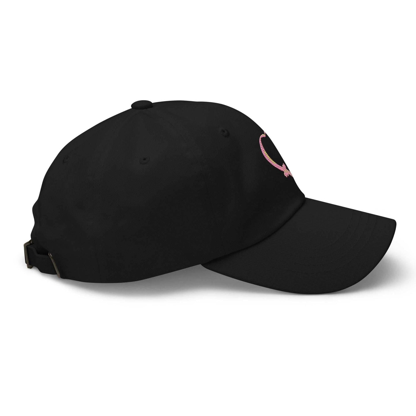 Mitsuri Sword Embroidered Unisex Anime Dad Hat - Black