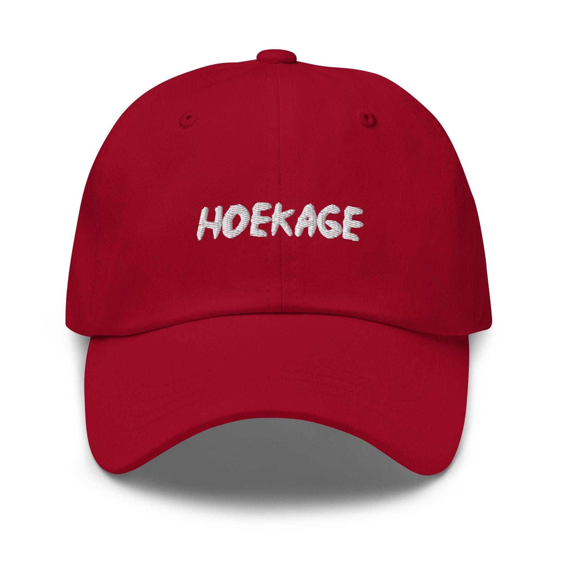 Hoekage Anime Embroidered Dad Hat - Black