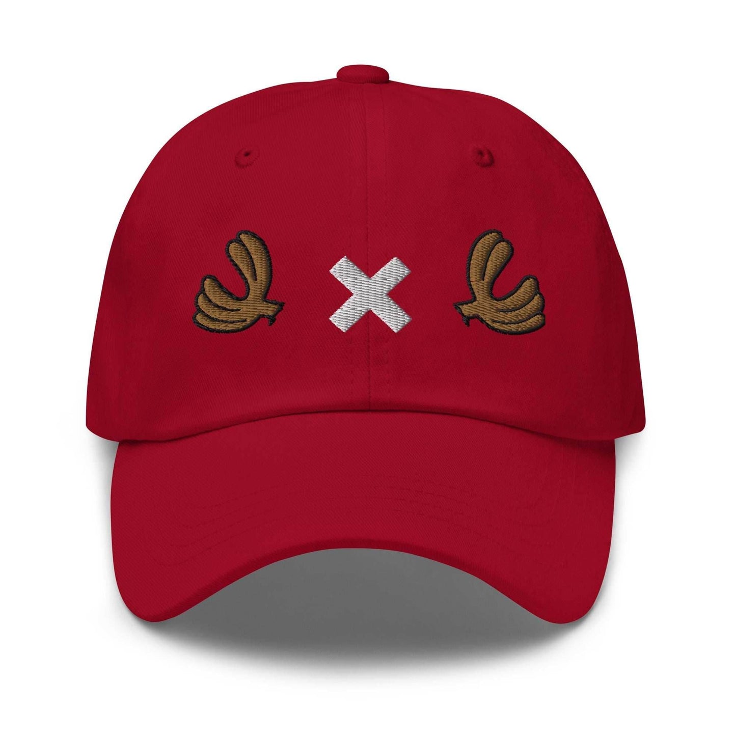 Chopper Embroidered Anime Unisex Anime Dad Hat - Red