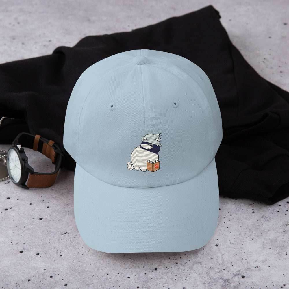 Kitty X Kikashi Anime Embroidered Dad Hat - Light Blue