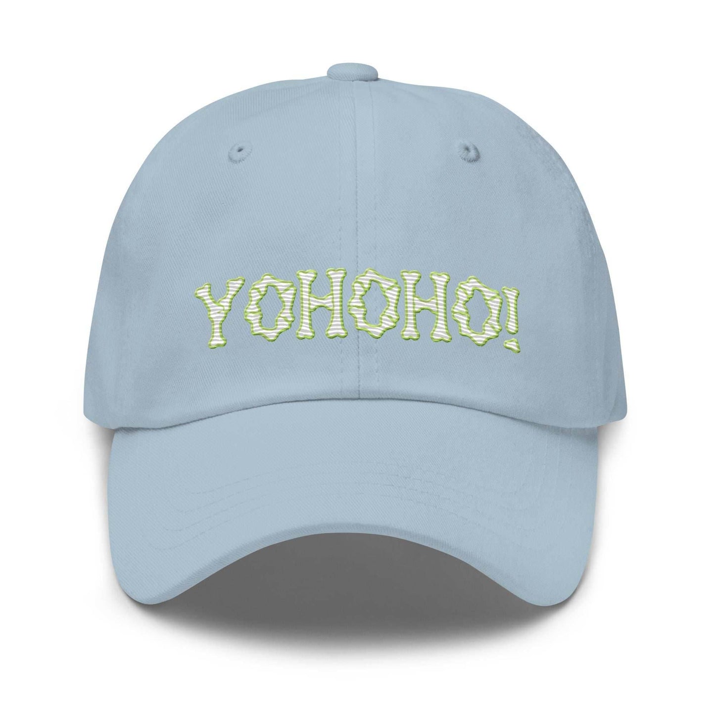 Yohoho Brook Embroidered Unisex Anime Dad Hat - Blue