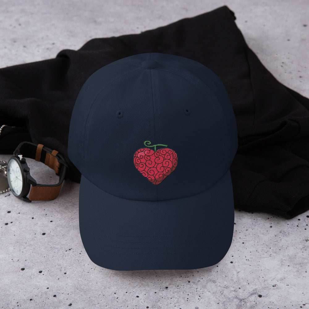 Ope Ope Devil Fruit Embroidered Dad Hat - Navy