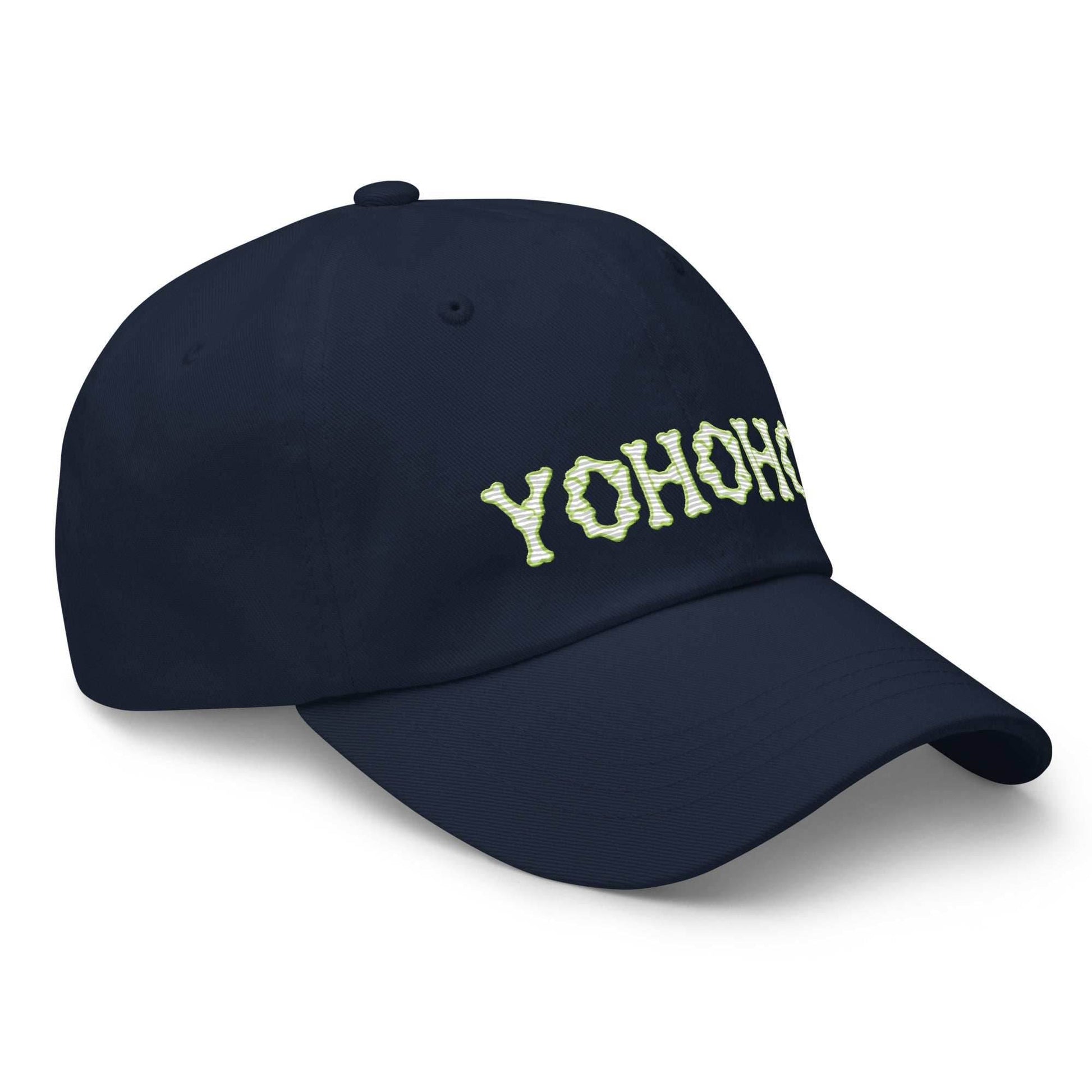 Yohoho Brook Embroidered Unisex Anime Dad Hat - Black