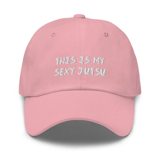 Sexy Jutsu Anime Embroidered Dad Hat - Black
