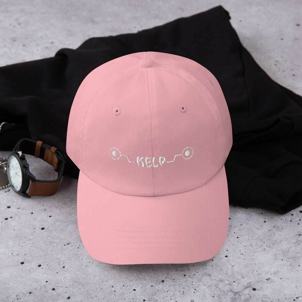 Inumaki Cursed Speech Kelp Anime Embroidered Dad Hat - Pink