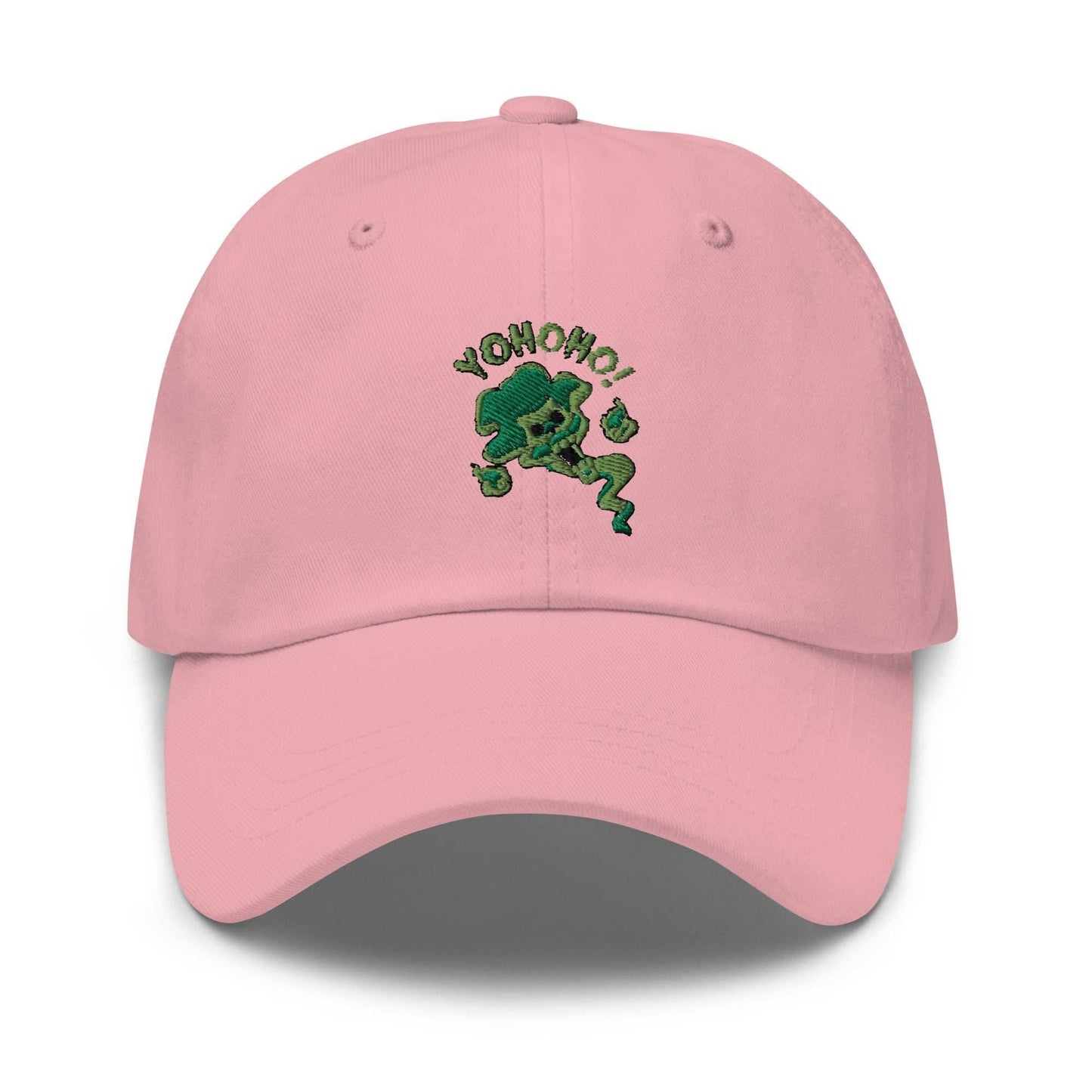 Book Soul King Embroidered Unisex Anime Dad Hat - Pink