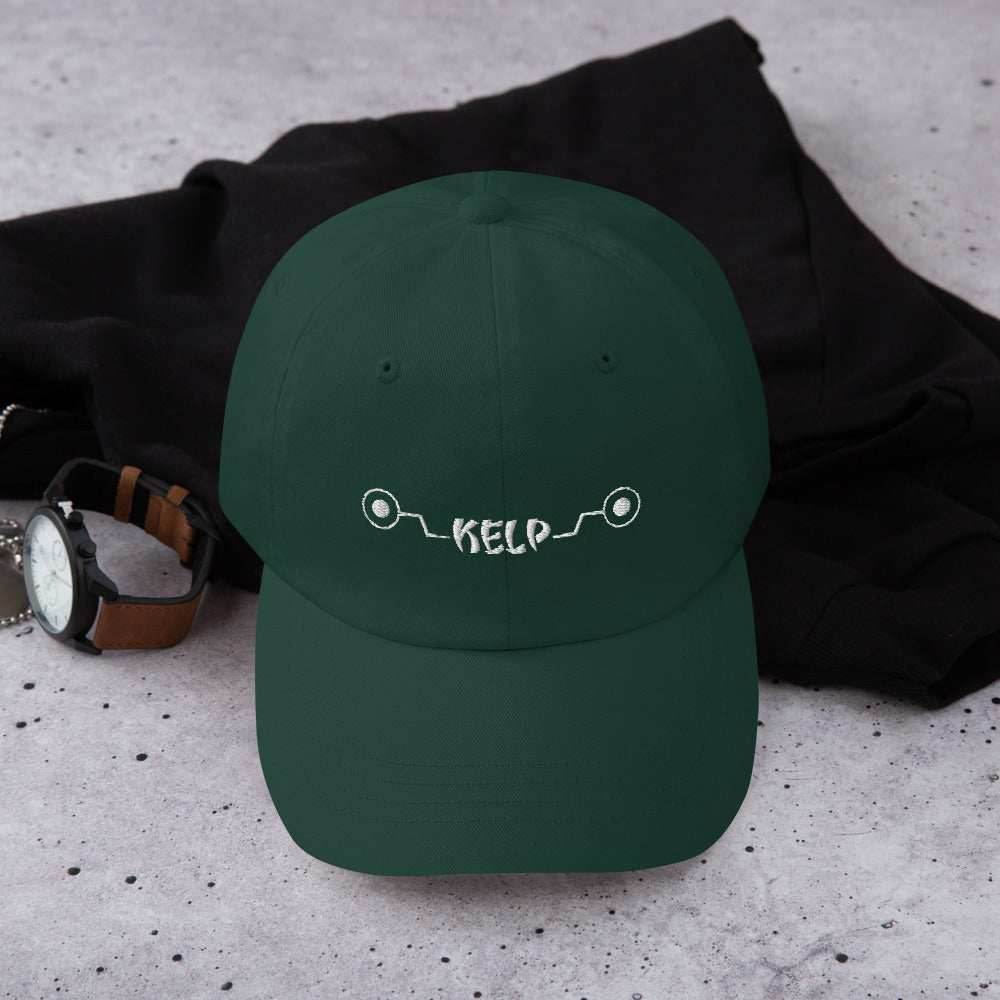 Inumaki Cursed Speech Kelp Anime Embroidered Dad Hat - Green