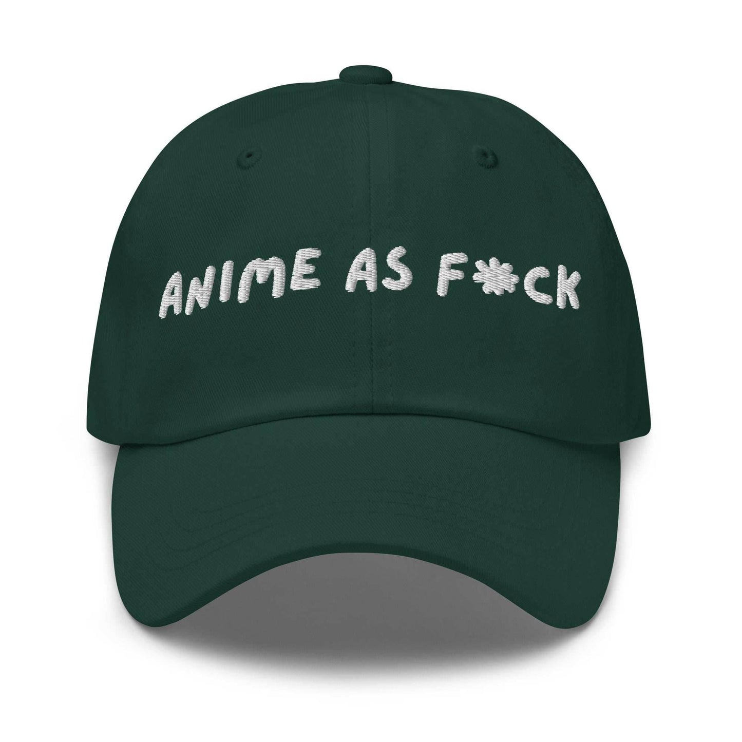 Anime As F*ck Embroidered Unisex Anime Hat - Green