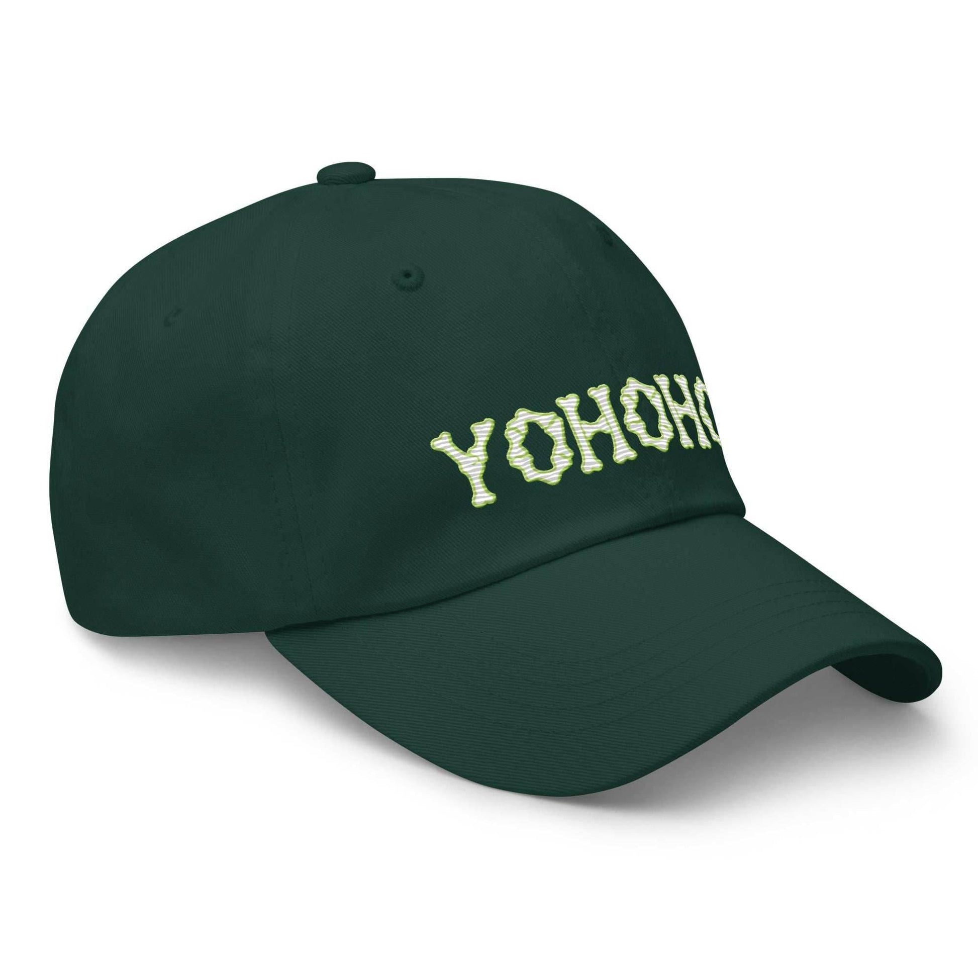 Yohoho Brook Embroidered Unisex Anime Dad Hat - Black