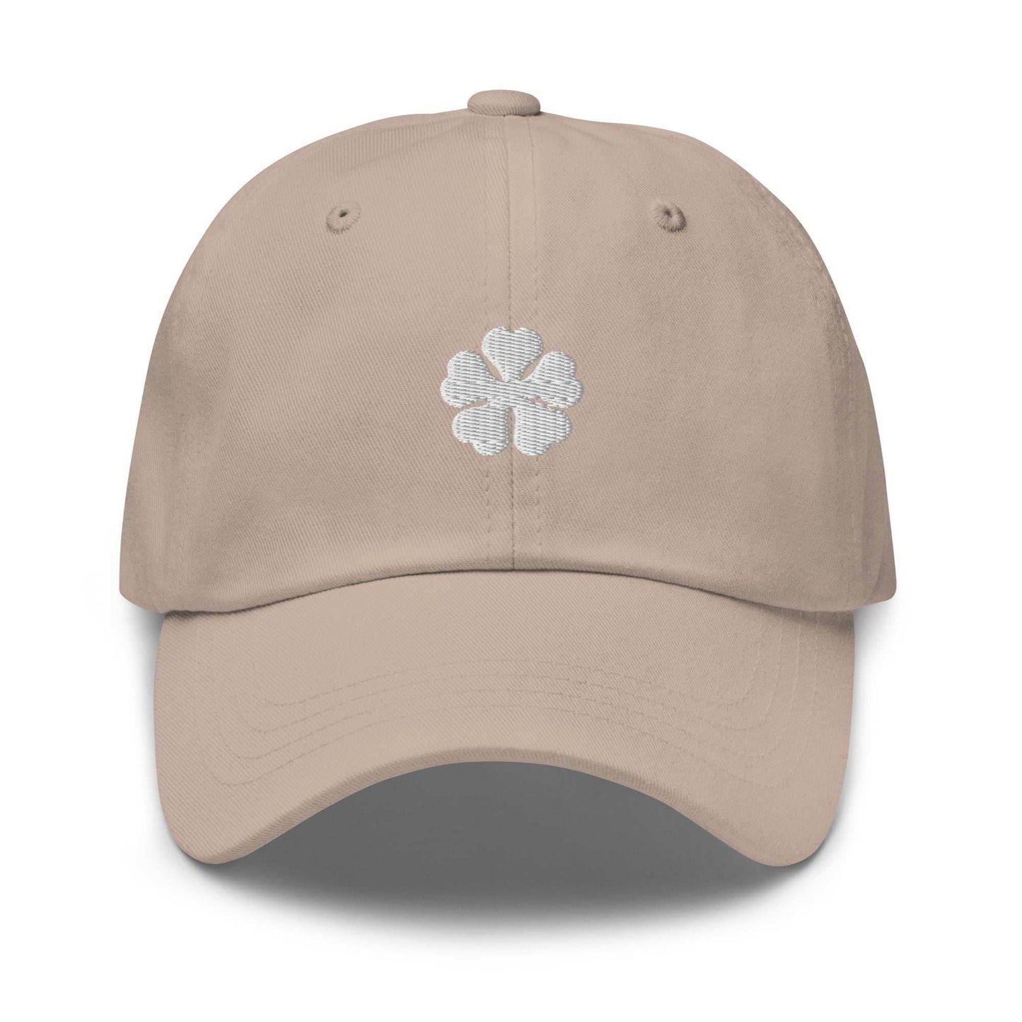 Clover Anime Embroidered Dad Hat - Black