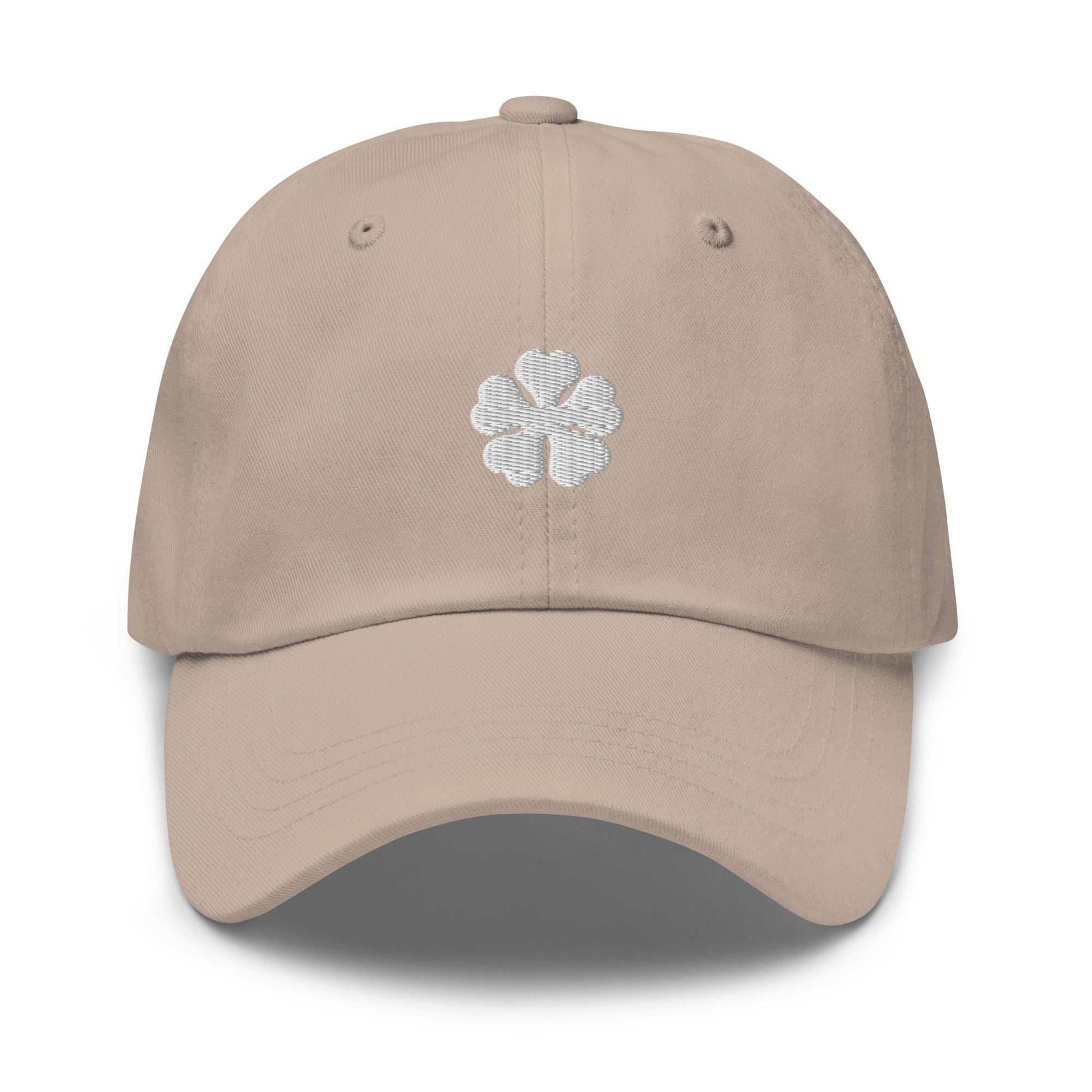 Clover Anime Embroidered Dad Hat - Black