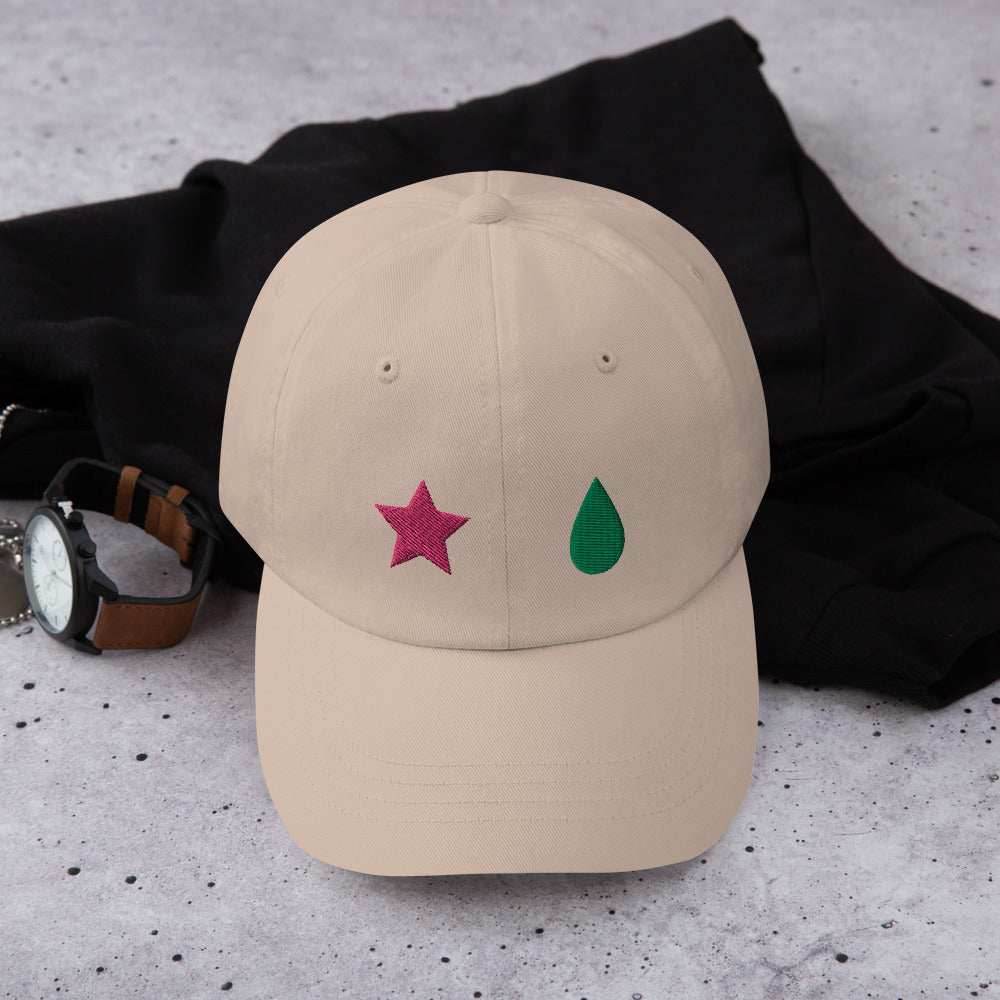 Hisoka Anime Embroidered Dad Hat - Sand