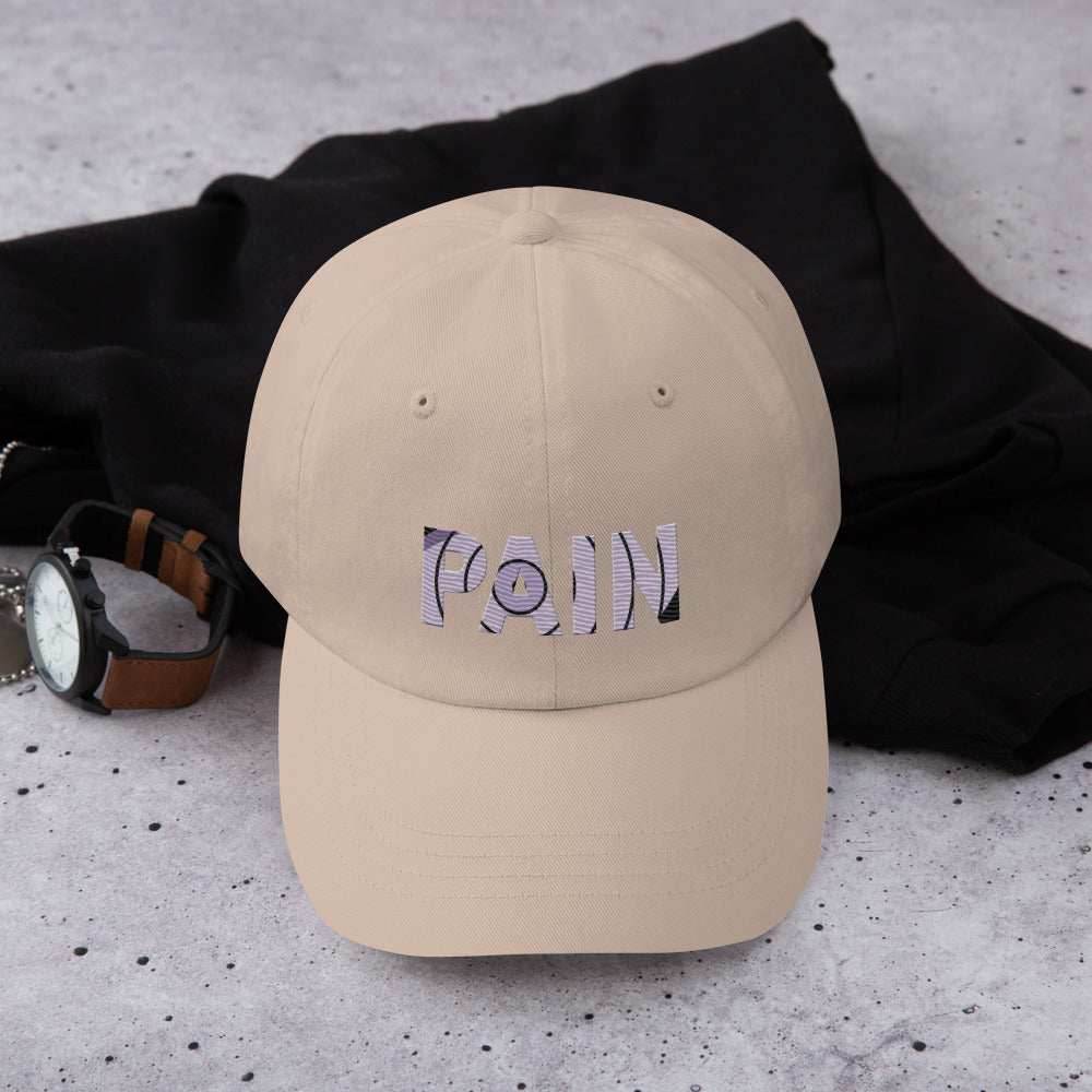 PAIN Embroidered Dad Hat - Black