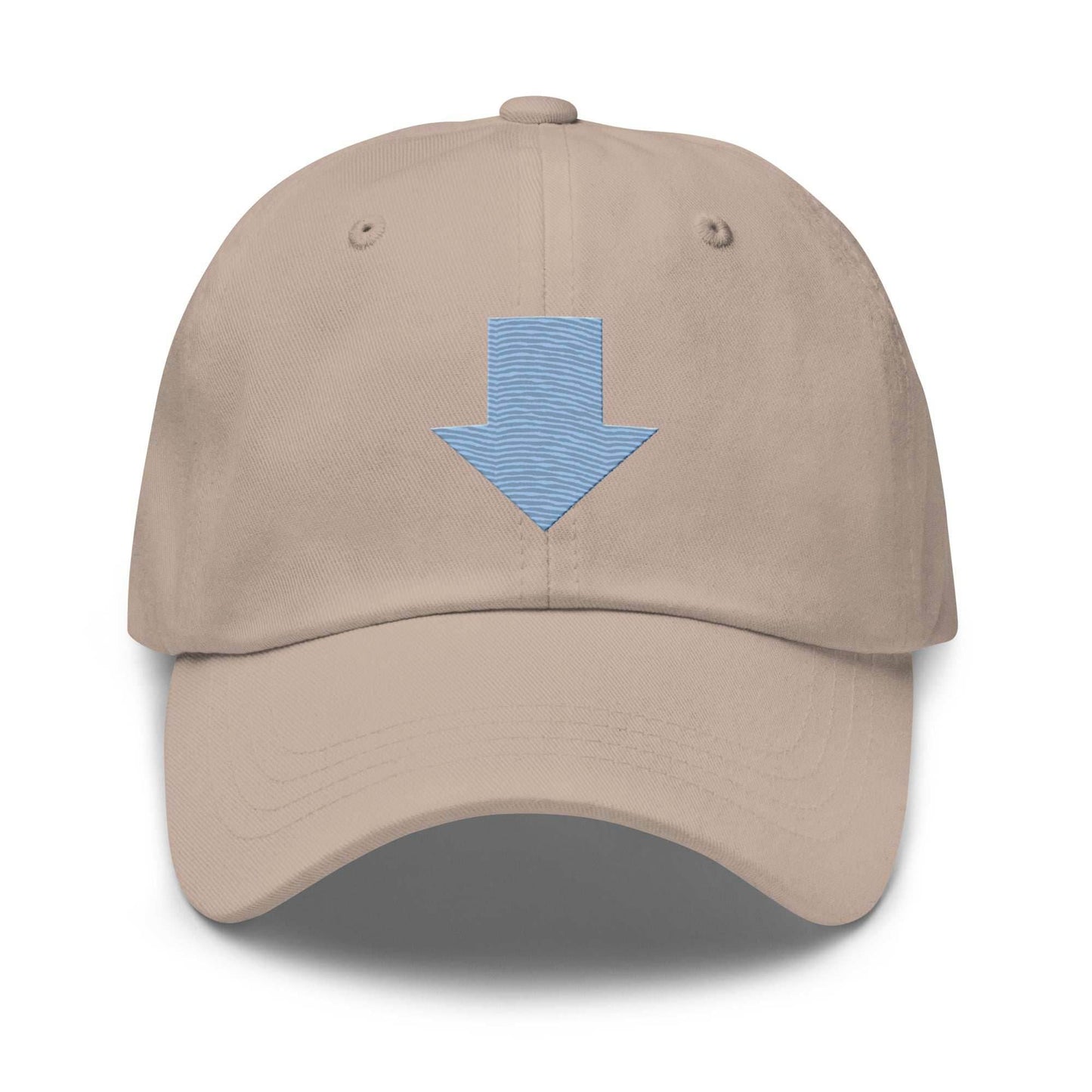 Aang Embroidered Airbender Unisex Anime Dad Hat - Beige