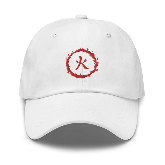 Hokage Fire Shadow Anime Dad Hat - Black
