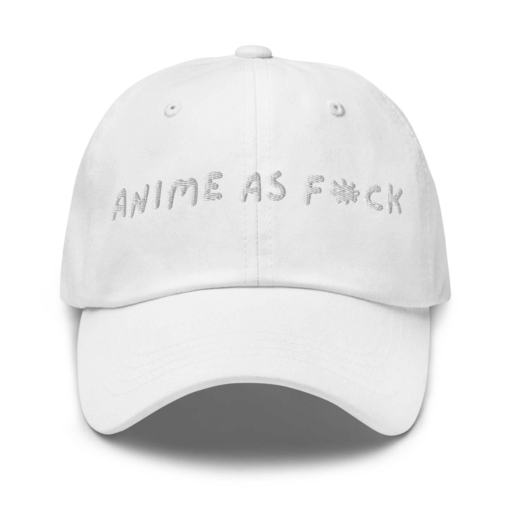 Anime As F*ck Embroidered Unisex Anime Hat - Black