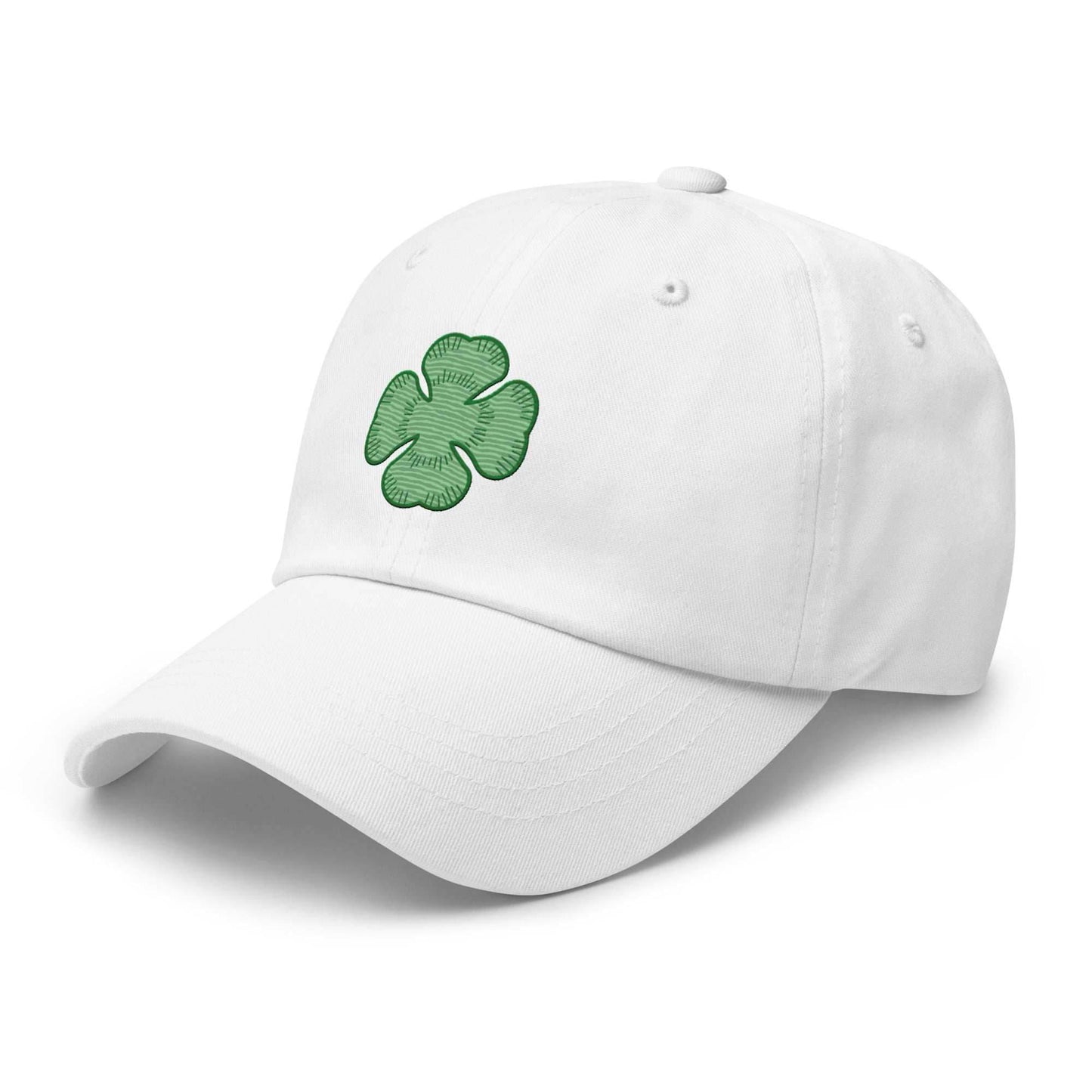 Yuno 4 Leaf Clover Embroidered Unisex Anime Dad Hat - Black