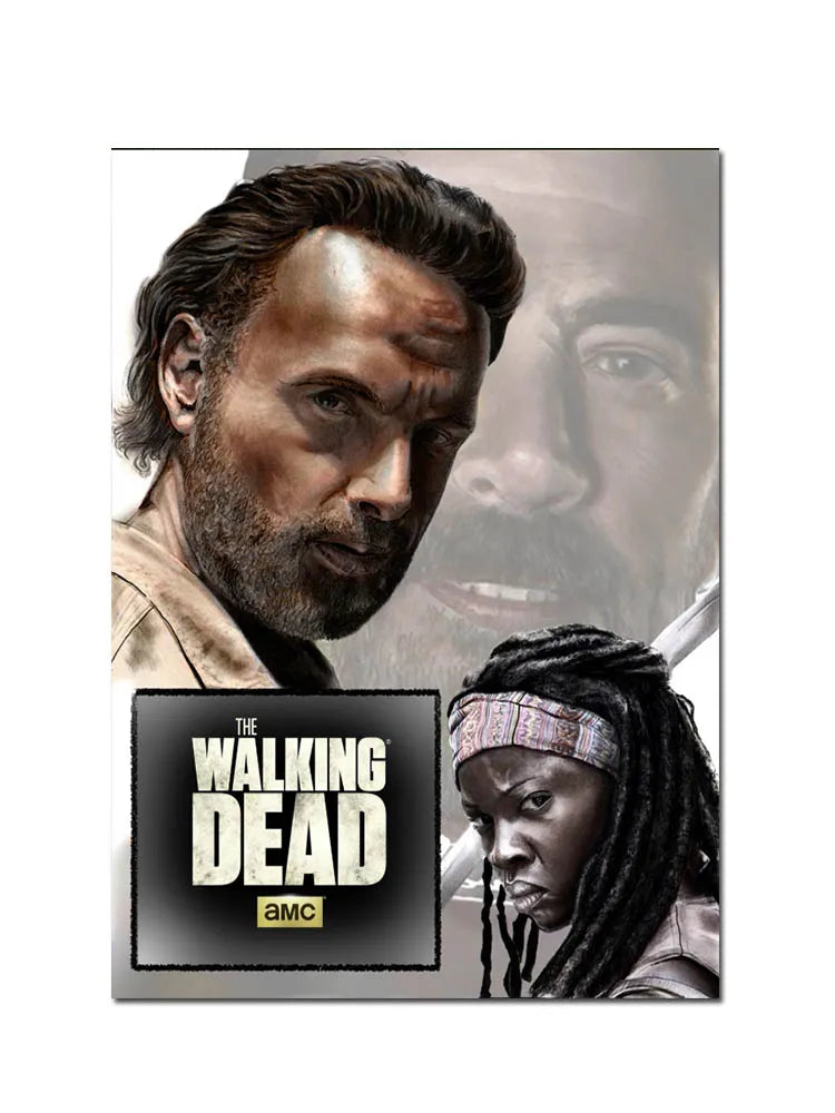 Classic Movie TV The Walking Dead Poster For Living Home Decoration Room Canvas Painting Wall Art Decor Mural Posters