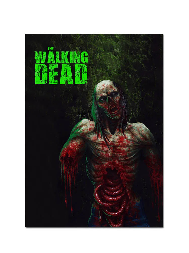 Classic Movie TV The Walking Dead Poster For Living Home Decoration Room Canvas Painting Wall Art Decor Mural Posters