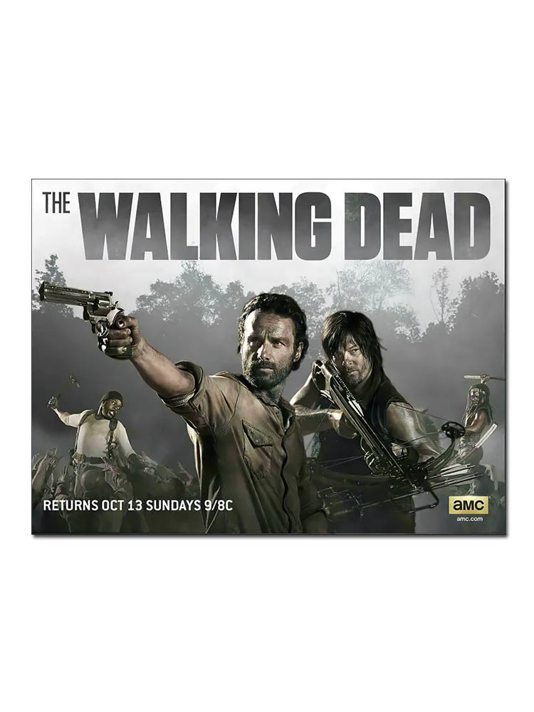 Classic Movie TV The Walking Dead Poster For Living Home Decoration Room Canvas Painting Wall Art Decor Mural Posters