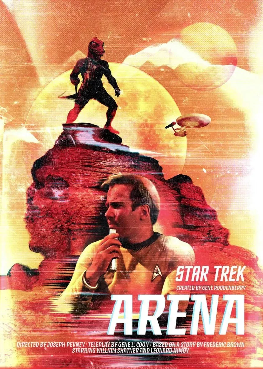 Classic Sci-Fic Movie Fancy Designs Star Trek Retro Poster Canvas Painting and Print Wall Art Picture for Living Room Home Decor