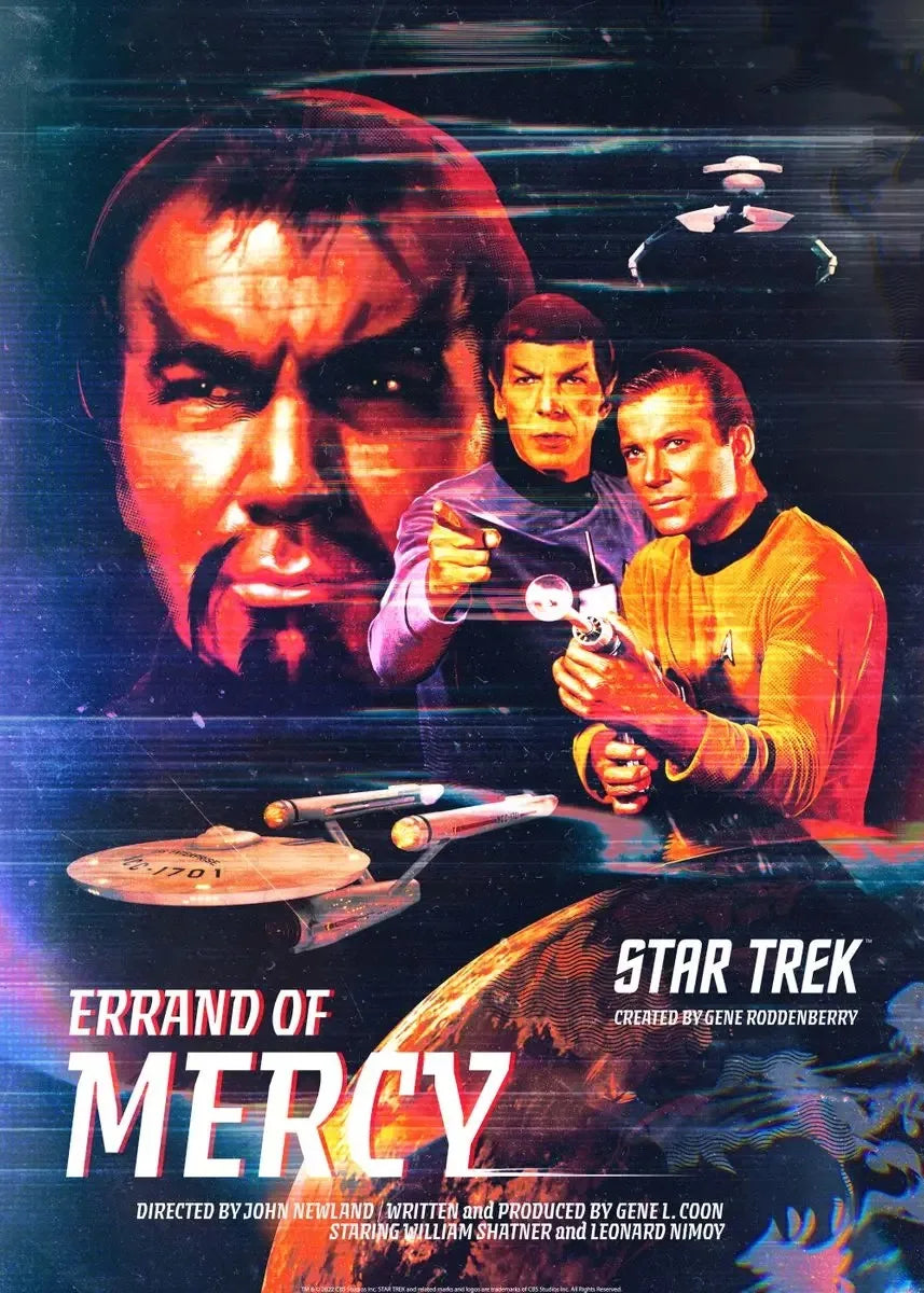 Classic Sci-Fic Movie Fancy Designs Star Trek Retro Poster Canvas Painting and Print Wall Art Picture for Living Room Home Decor