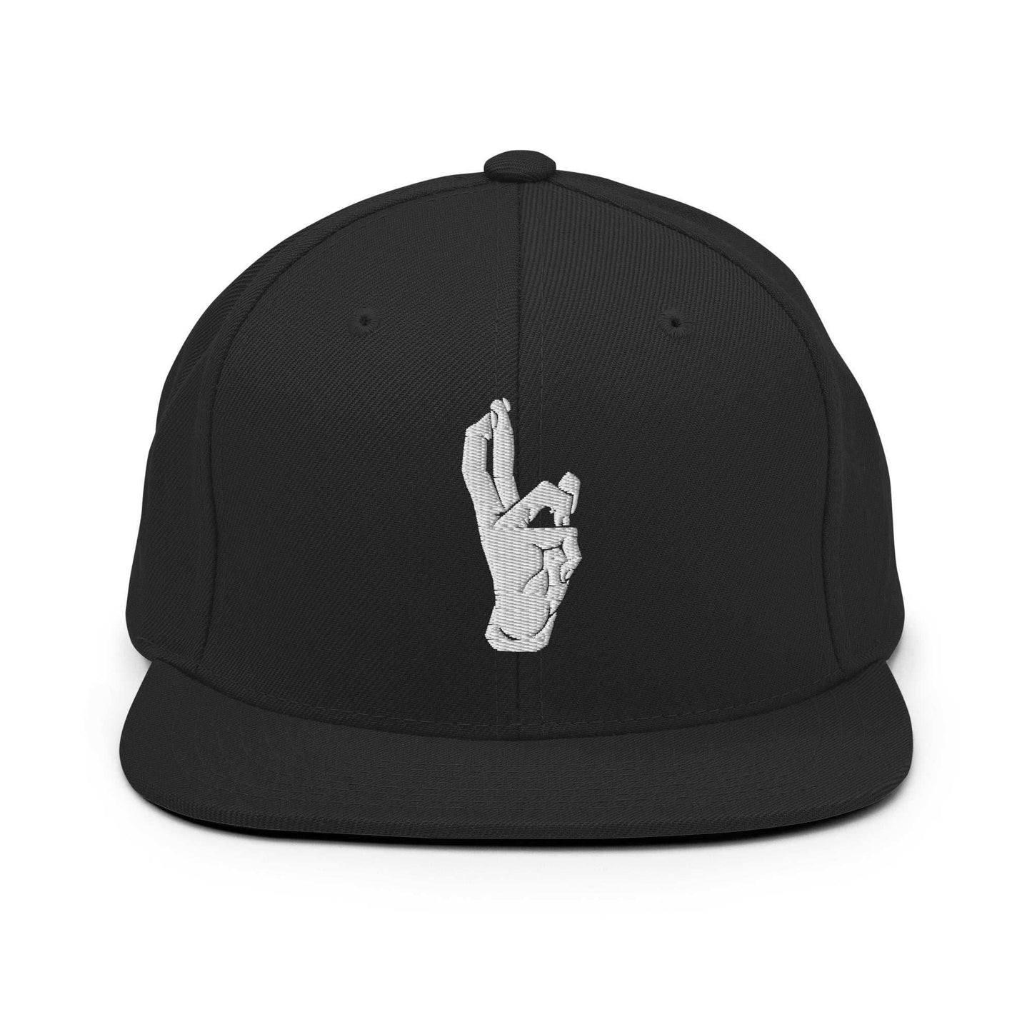 Domain Expansion Embroidered Unisex Anime Snap Back Hat - Black