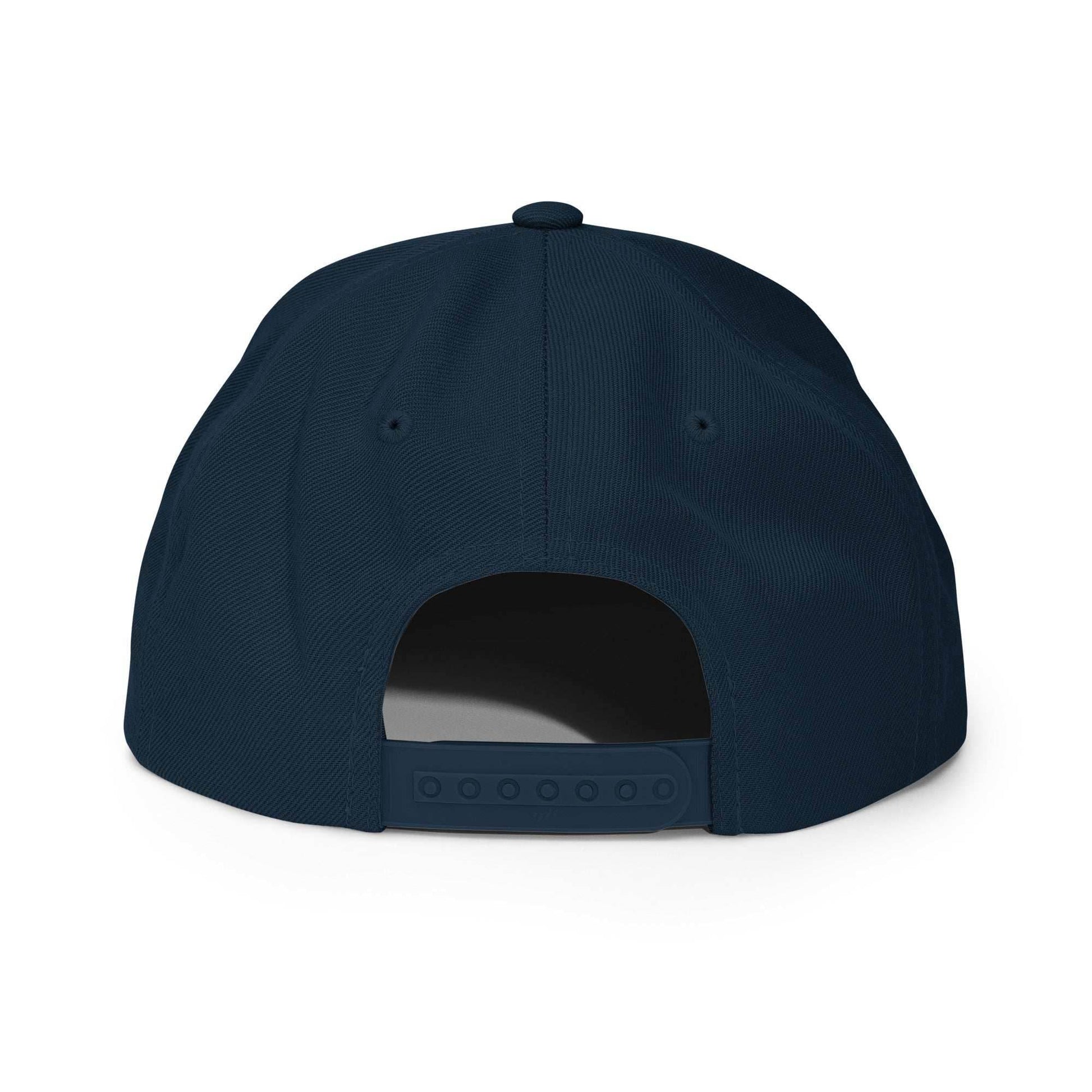 Domain Expansion Embroidered Unisex Anime Snap Back Hat - Navy
