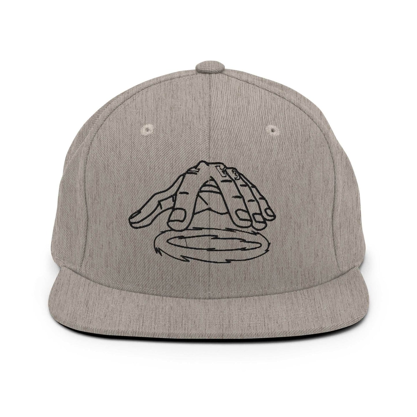 Room! Trafalgar Embroidered Unisex Anime Snap Back Hat - Sport Grey