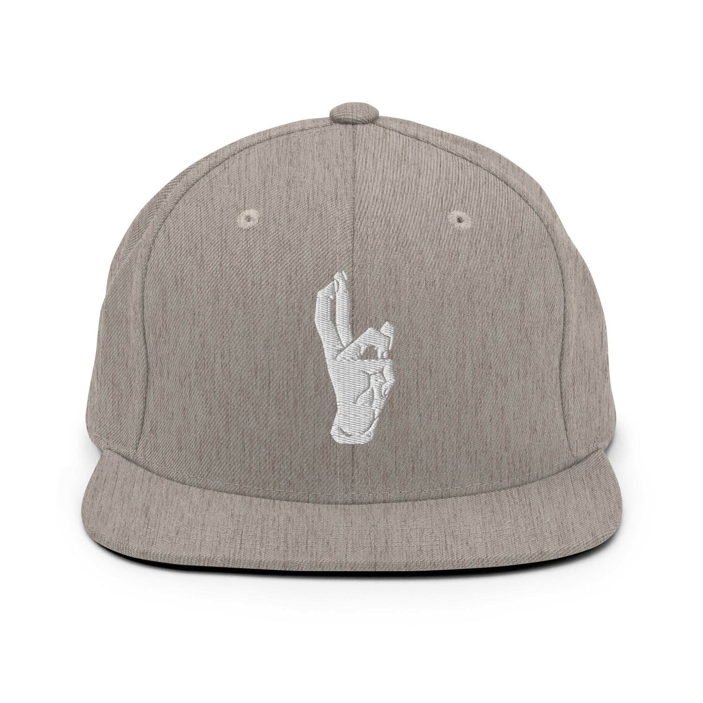 Domain Expansion Embroidered Unisex Anime Snap Back Hat - Sport Grey