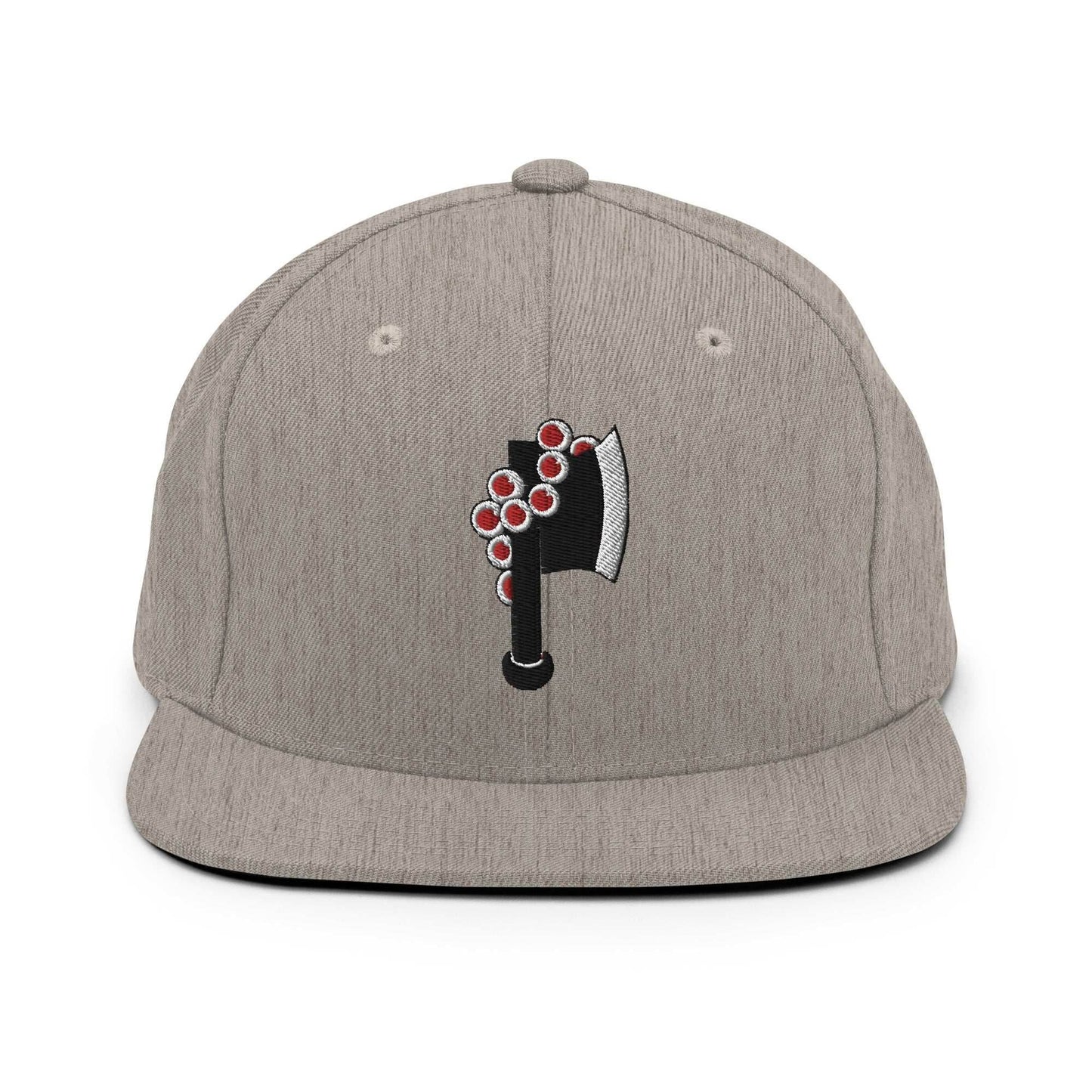 Gyomei Axe Embroidered Unisex Anime Snapback Hat - Sport grey