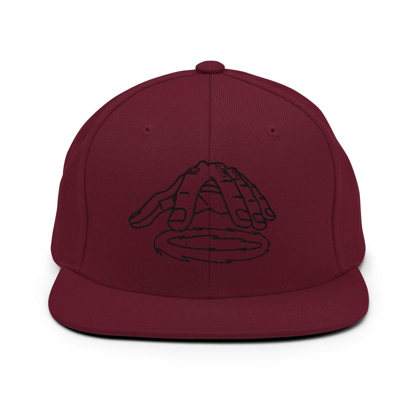 Room! Trafalgar Embroidered Unisex Anime Snap Back Hat - Maroon