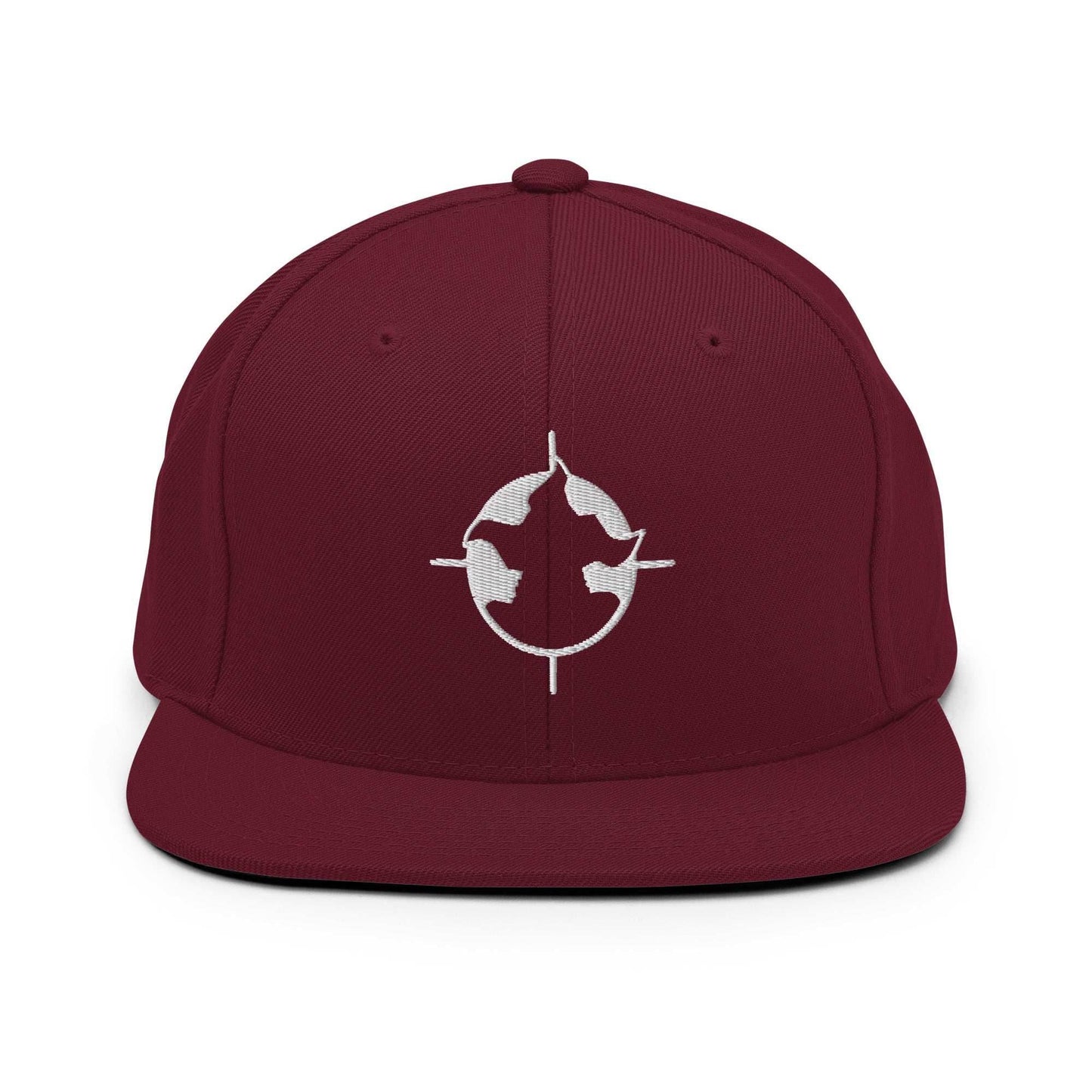 Sogeking Embroidered Unisex Anime Hat Snap Back Hat - Maroon