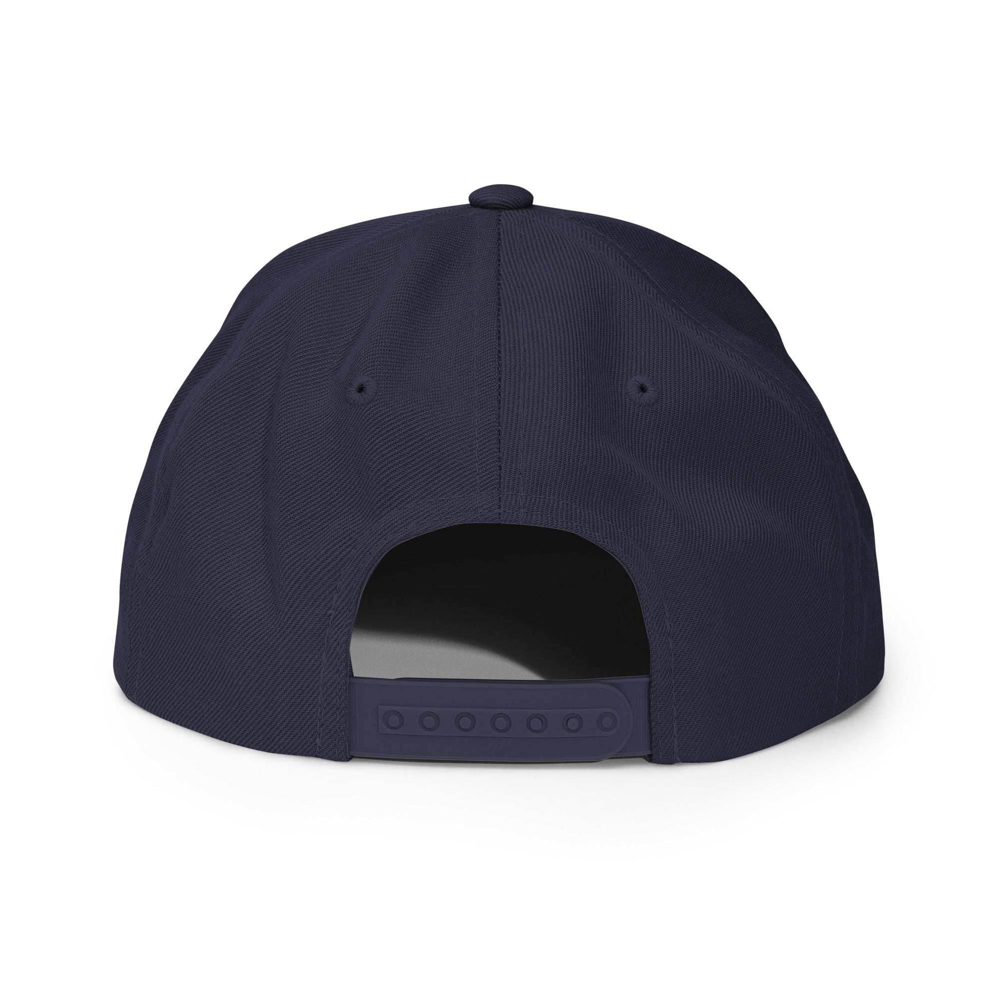 Domain Expansion Embroidered Unisex Anime Snap Back Hat - Navy