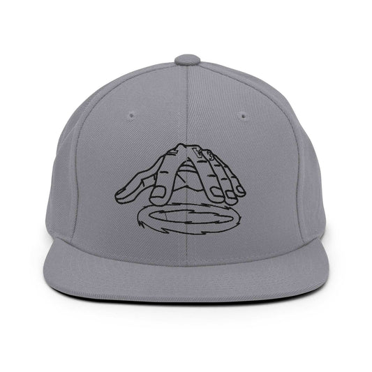 Room! Trafalgar Embroidered Unisex Anime Snap Back Hat - Silver