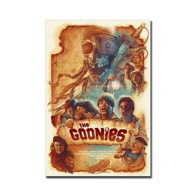 Classic The Goonies Moives Posters Wall Art Canvas Painting And Print Films HD Picture for Living Room Home Decor Frameless Gift