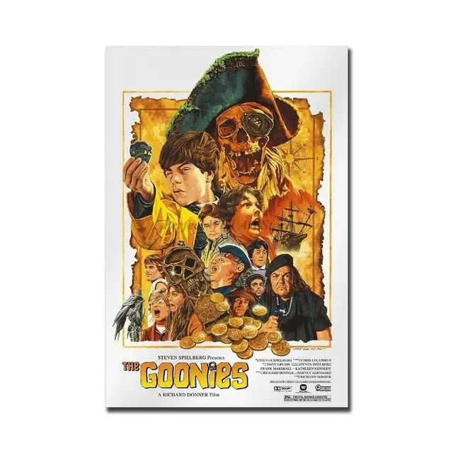 Classic The Goonies Moives Posters Wall Art Canvas Painting And Print Films HD Picture for Living Room Home Decor Frameless Gift