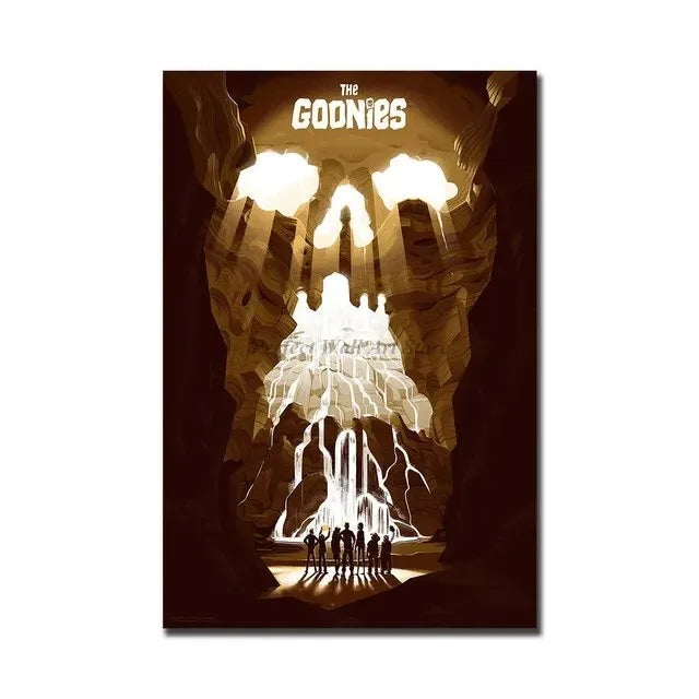 Classic The Goonies Moives Posters Wall Art Canvas Painting And Print Films HD Picture for Living Room Home Decor Frameless Gift