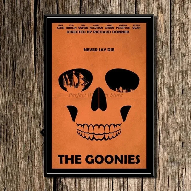 Classic The Goonies Moives Posters Wall Art Canvas Painting And Print Films HD Picture for Living Room Home Decor Frameless Gift