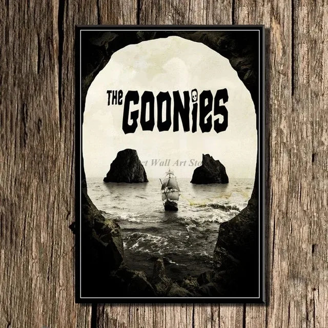 Classic The Goonies Moives Posters Wall Art Canvas Painting And Print Films HD Picture for Living Room Home Decor Frameless Gift