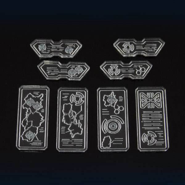 Fluorescent Scifi Screens - Communication Array / Clear