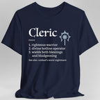 Cleric Class Definition T-Shirt – Funny DnD Definition Tee