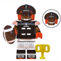 Cleveland Browns NFL Football Teams Lego Minifigures Custom Toys
