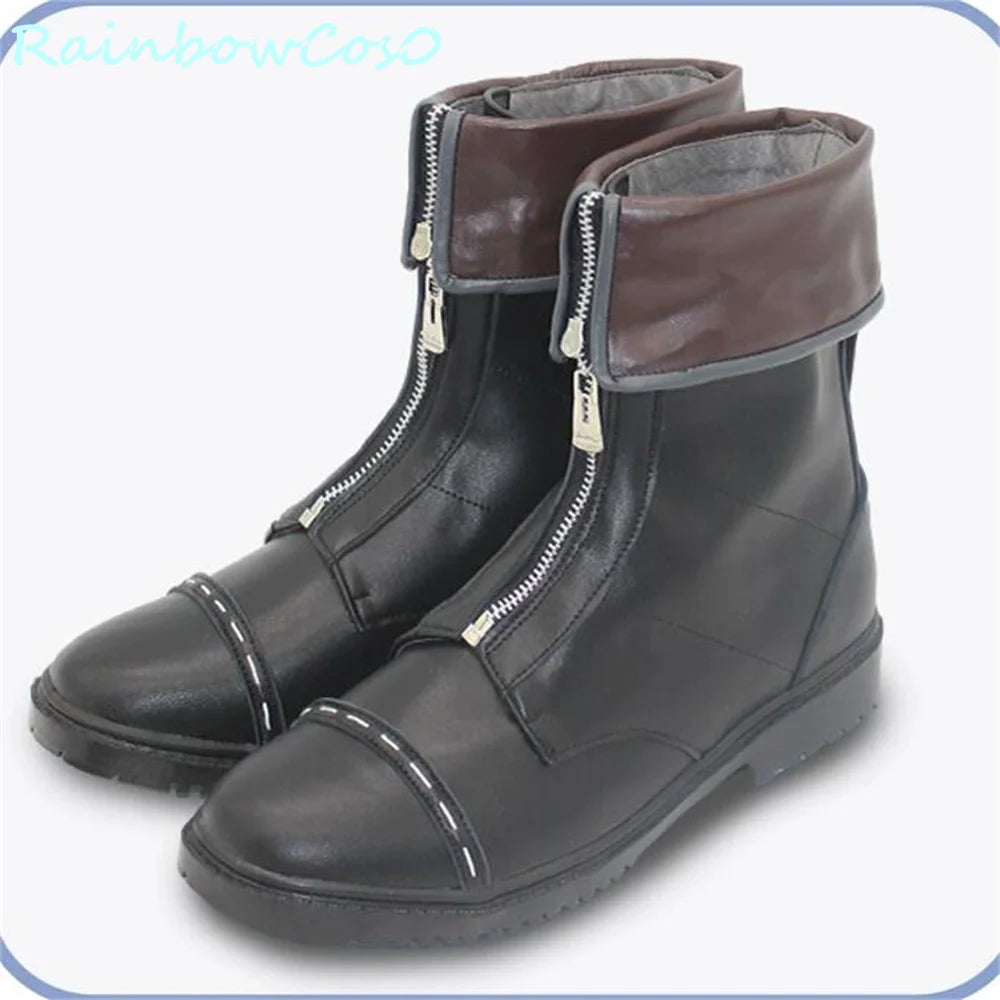 Cloud Strife Final Fantasy VII Final Fantasy7 Cosplay Shoes Boots RainbowCos0 Christmas Game Anime Halloween W3777