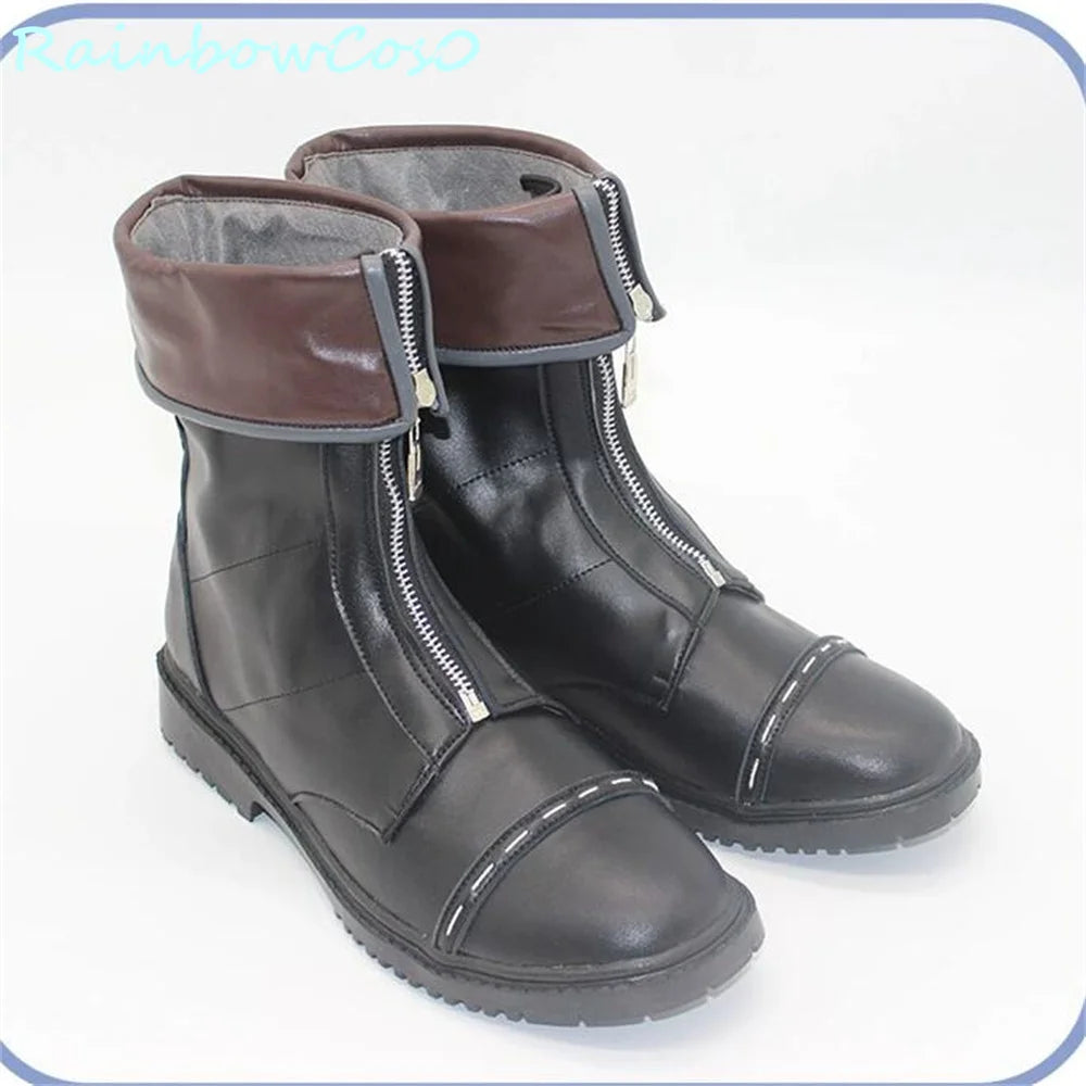 Cloud Strife Final Fantasy VII Final Fantasy7 Cosplay Shoes Boots RainbowCos0 Christmas Game Anime Halloween W3777